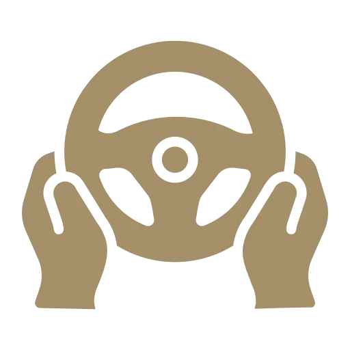 Automotive Repair & Tire Shop Oakville, ON - Sil’s Auto Care Centre A simple graphic of two hands holding a steering wheel on a light background, representing driving or operating a vehicle—ideal for promoting Car Repair Services Oakville ON or Automotive Repair Near Me. | Call Us Today At +1 (905) 823-2626